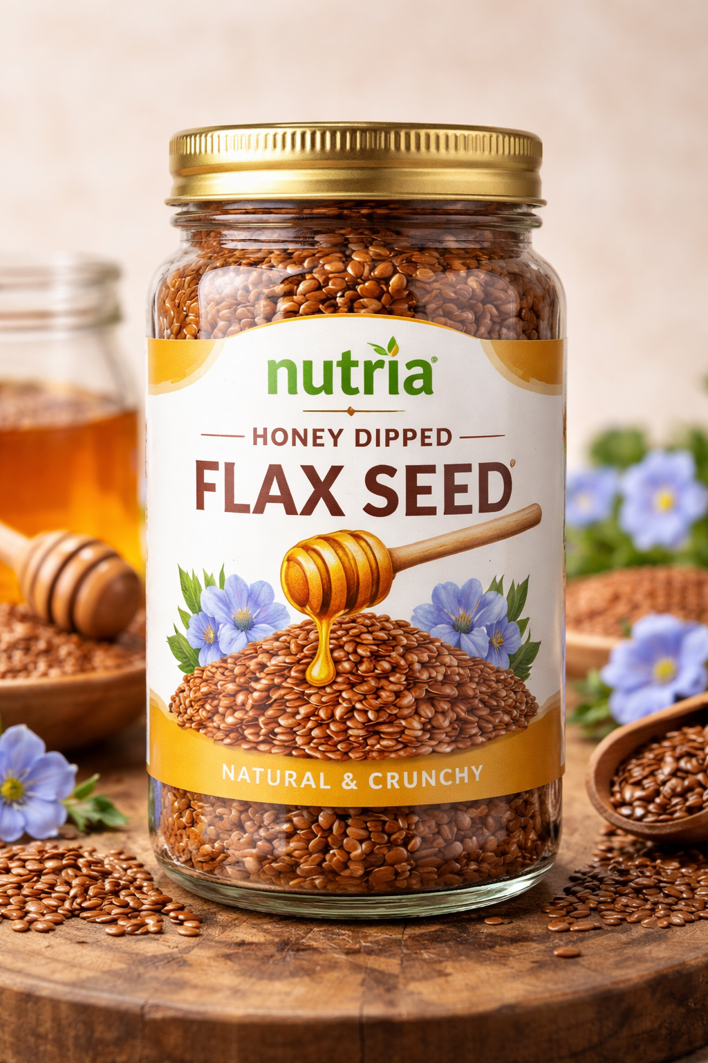 Honey Dipped Flax Seeds