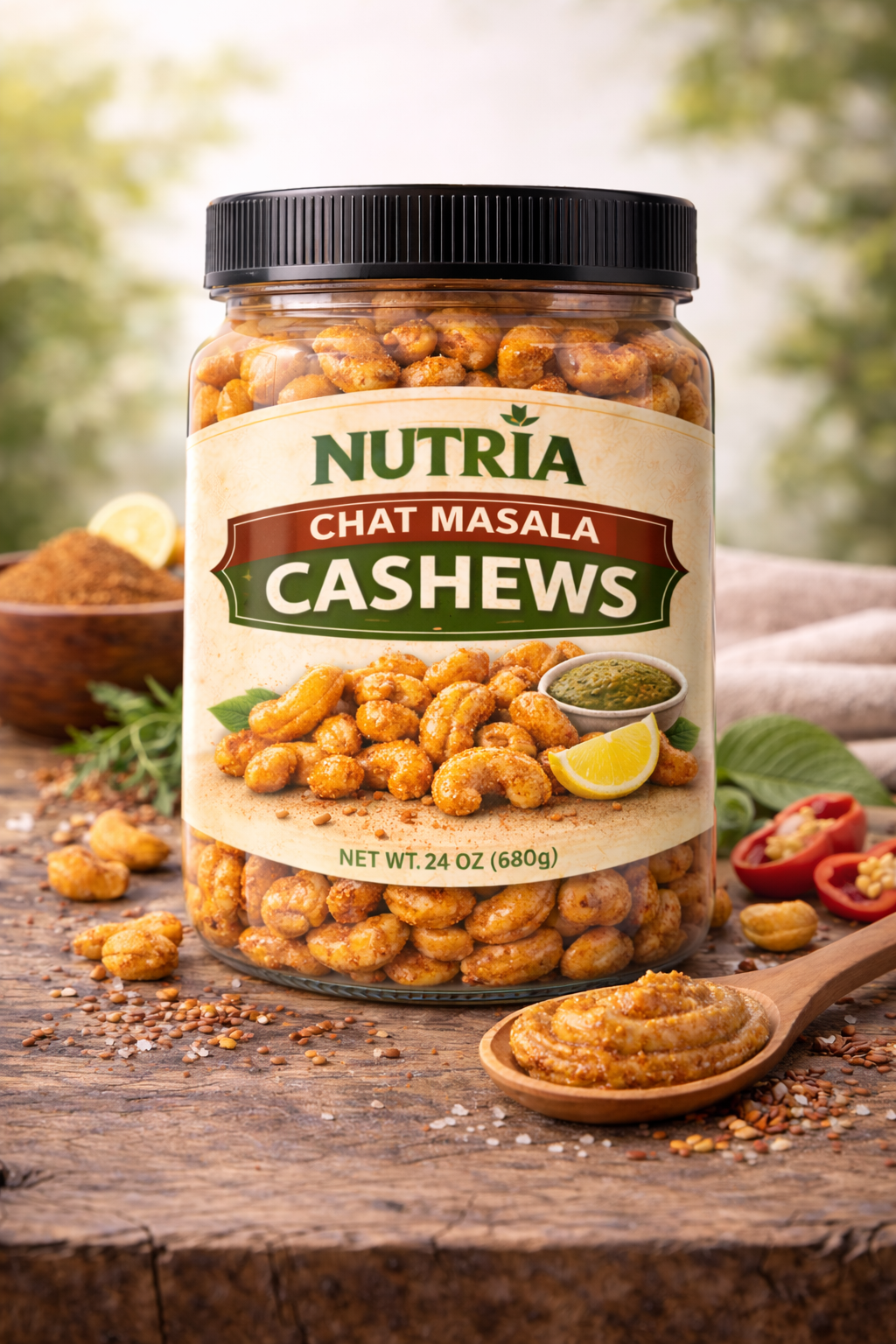 Chat Masala Flavoured Cashew Nuts