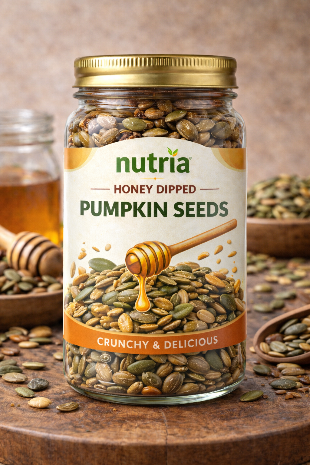 Honey Dipped Pumpkin Seeds